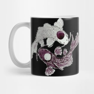 koi fish yin yang Mug